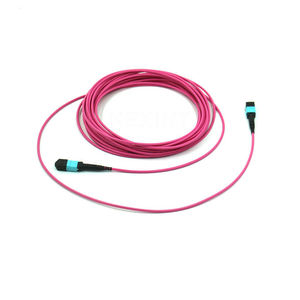 High Dnesity 10M OM4 3mm 12Core MPO hembra a LC multimodo FTTH Módulo de arnés de fibra MPO MTP Patch Cord - Product Image 3