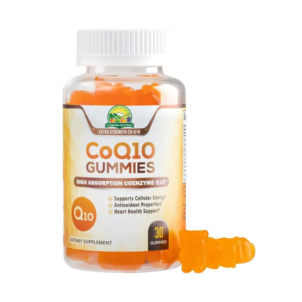 Oem nóng bán Coenzyme Q10 Gummies chay gummy vitamin chất chống oxy hóa bổ sung CoQ10 Gummies 100mg