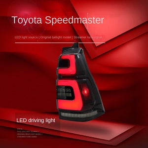 03-09 için 4Runner arka lamba donanımı modifiye LED sürüş işık akış dönüş sinyali yeni durum 12V kırmızı Lens kuyruk işık - Product Image 4