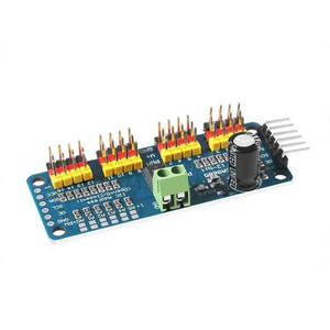 บอร์ดเซอร์โว PWM 16แชนเนล PCA9685เซอร์โวไดรฟ์ตัวควบคุมหุ่นยนต์ - Product Image 2