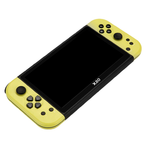 คอนโซลเกมย้อนยุคขนาด7นิ้ว1600 mAh เครื่องเล่นเกมแบบพกพา HD X80เกมแพดควบคุมหน้าจอขนาดใหญ่ - Product Image 4