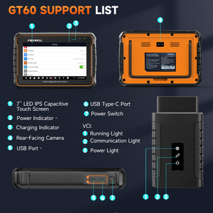 2025 FOXWELL GT60 Full System Active Test Code Reader Remote Control Obd2 <strong>Scanner</strong> Diagnostic Tool for All Cars - Product Image 4