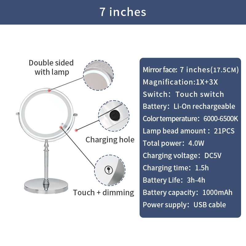 7 inch F127 Touch Charging,1X+3X