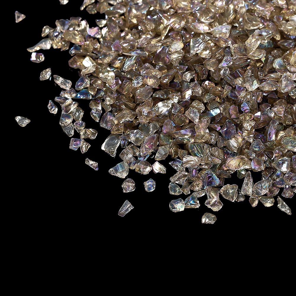 Verre gravier-gris-marron