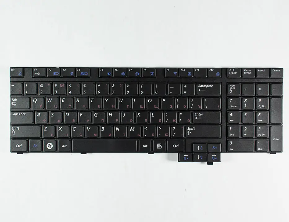 Rus SAMSUNG klavye R720 R728 R730 rus siyah