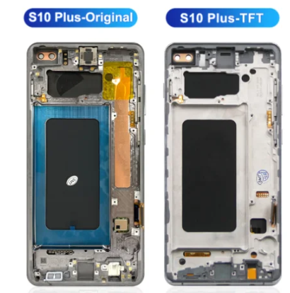 For s10 plus g975 with black frame TFT
