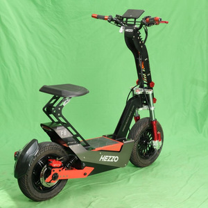 Patinete eléctrico inteligente de dos ruedas HEZZO F8 con motor impermeable de 8000W y 72V, pantalla LCD de movilidad de alta velocidad, tipo de Sensor de freno de disco - Product Image 6