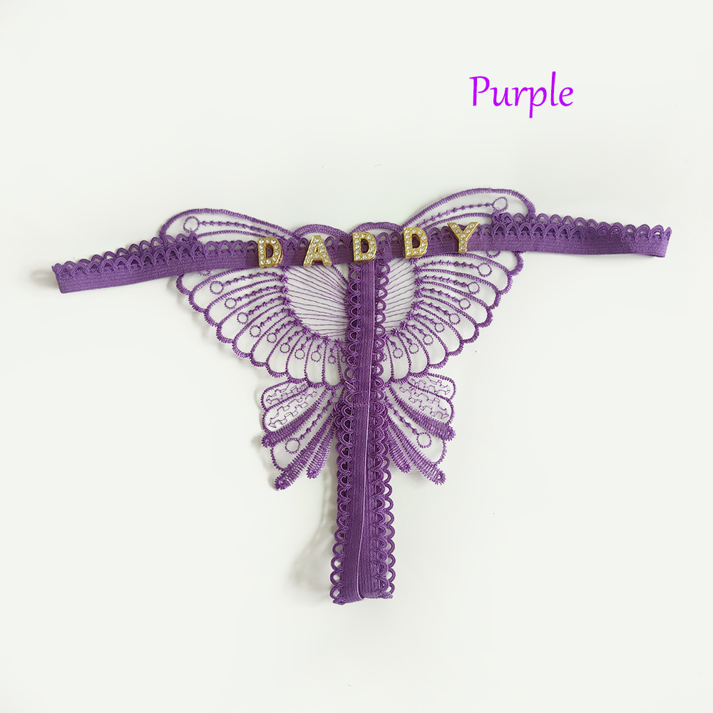 Purple with letter