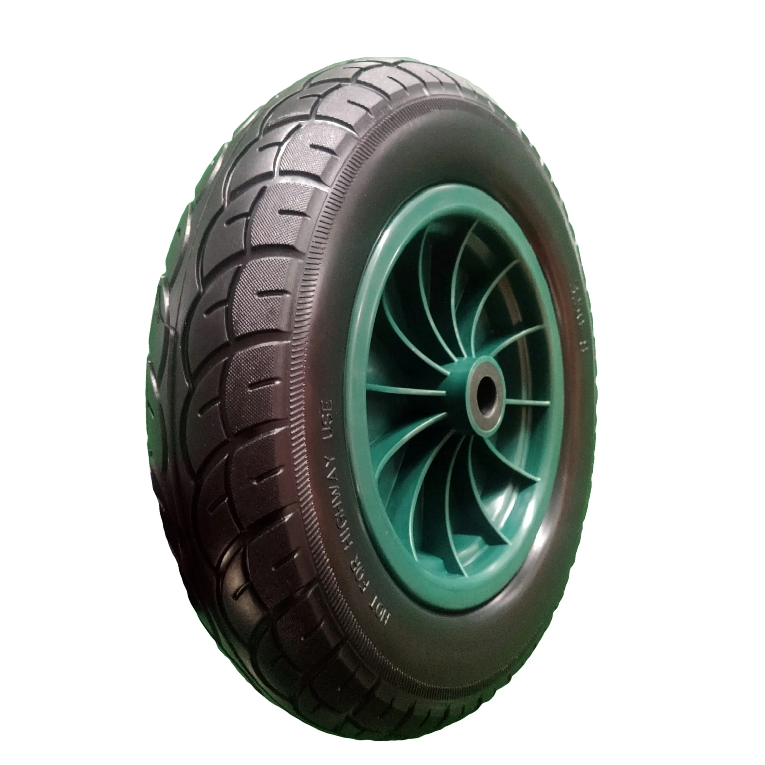 35,6 см 3,50-8 полиуретановая прочная шина и колесо 14 дюймов полиуретановая садовая тележка зеленая