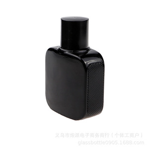 50ml şık ve lüks siyah boş kare parfüm cam şişe sprey kapağı ile bir Logo olarak kullanılabilir. - Product Image 6