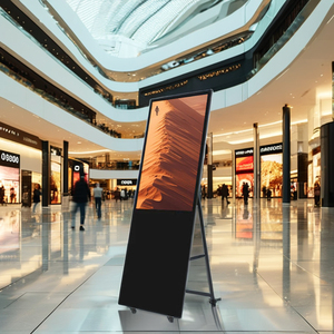Monitor LCD HD interactivo de 43/49/55 pulgadas, reproductor multimedia portátil, pantallas de señalización Digital para letrero de ascensor comercial interior - Product Image 1