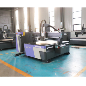 Fabricación de muebles de madera PVC MDF 3D CNC tallado en madera 1212 1325 1530 4 Axis CNC Router Machine con controlador DSP - Product Image 1