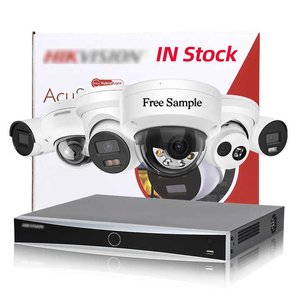 Hik 4MP 8MP taret hareket algılama İki yönlü ses 4K güvenlik ağ kamerası Poe IP kamera - Product Image 1