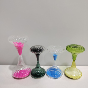 Hot Bán Kính Đầy Màu Sắc Cát Hẹn Giờ Quả Tạ Hình Dạng Sọc Đồng Cát 5 15 30 Phút Máy Tính Để Bàn Trang Trí - Product Image 2