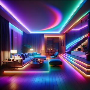 METALUX üst WS2811 RGBIC kovalayan piksel LED şerit 720LED adresli Cob dijital 12v/24v sihirli renk için aydınlatma dekorasyon - Product Image 5