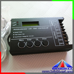 Regolatore di tempo a LED programmabile a 5 canali TC420 con 4 canali di uscita 8A corrente 1 canale di uscita
