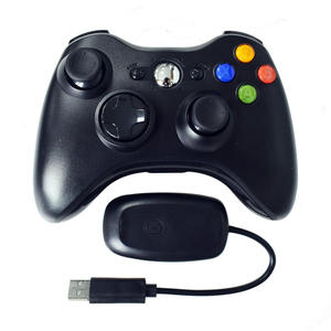 Xbox360コントローラー用の新しい2.4Gワイヤレスコントローラージョイパッドゲームリモートゲームパッドジョイスティック (PCレシーバー付き) - Product Image 1