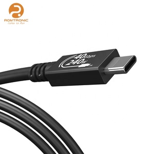 Cavo professionale personalizzato USB4.0 a USB tipo C trasmissione ad alta velocità Bio per la trasmissione dei dati - Product Image 3