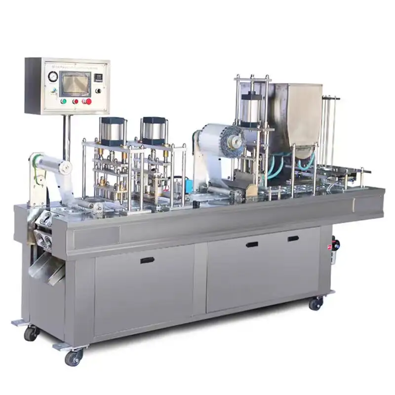 Fully Automatic Cup Washing Filling Sealing Machine For Small Business