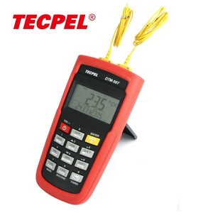 Registrador DE DATOS DE termómetro de temperatura de doble canal de venta caliente para uso profesional