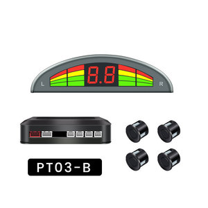 MEKEDE LED <strong>Display</strong> <strong>Reversing</strong> Radar/black <strong>Sensor</strong> for Universal Four <strong>Parking</strong> <strong>Sensors</strong> Suitable for 12V Cars - Product Image 1