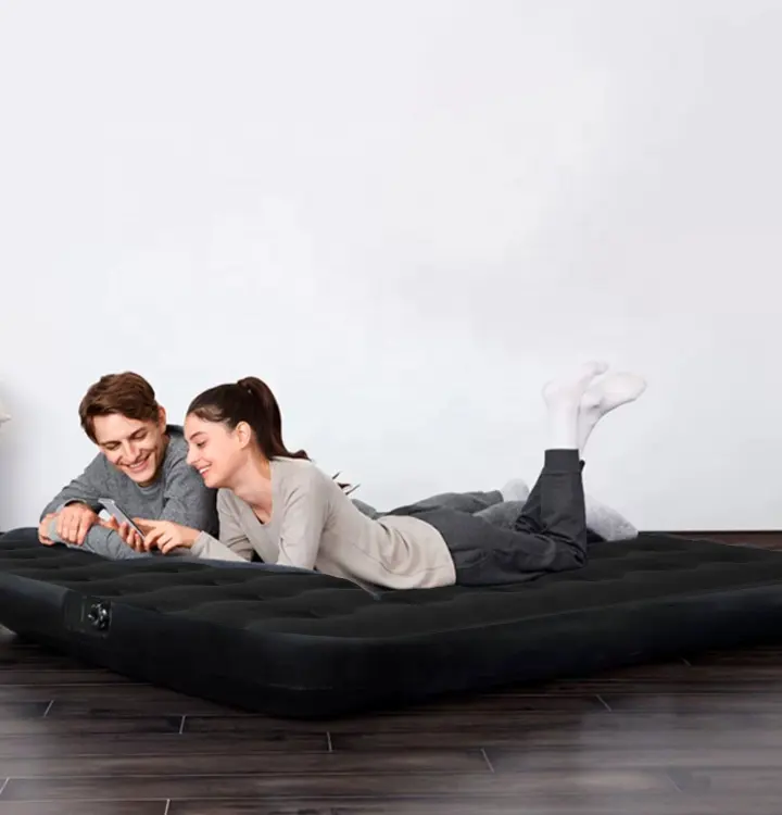 Bed Room Camping Traveling Usage Classical Downy Airbed Inflatable Air Bed Mattress