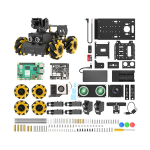 Hiwonder TurboPi AI Vision Mecanum Räder Smart Raspberry Pi 5 Roboter Auto Kit Open Source Python Programmierung Roboter Kits