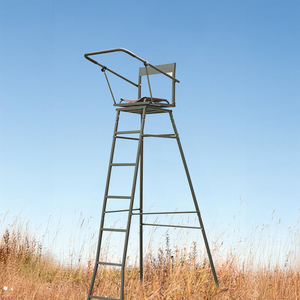 HOMFUL 7.5 'demir Tripod geyik standı kulesi dönen ve katlanabilir avcılık tırmanma ağacı standı kulesi - Product Image 4