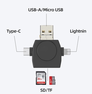 Mobile Phone <strong>Computer</strong> 4 in 1 <strong>Card</strong> Reader DSLR <strong>Camera</strong> Digital SD <strong>Card</strong> TF <strong>Memory</strong> <strong>Card</strong> Reader - Product Image 3
