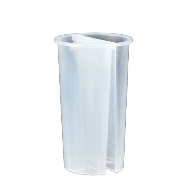 24oz Two Compartment Hard Plastic Cups with Straws / Coffer Cups Two Enjoy