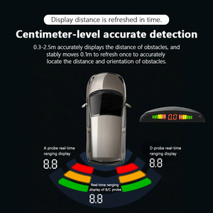 E-Too Hot Selling <strong>18Mm</strong> 22Mm BiBi <strong>Reversing</strong> Parking <strong>Sensors</strong> Radar Detector Waterproof Led Car Parking <strong>Sensors</strong> Front and Rear - Product Image 4