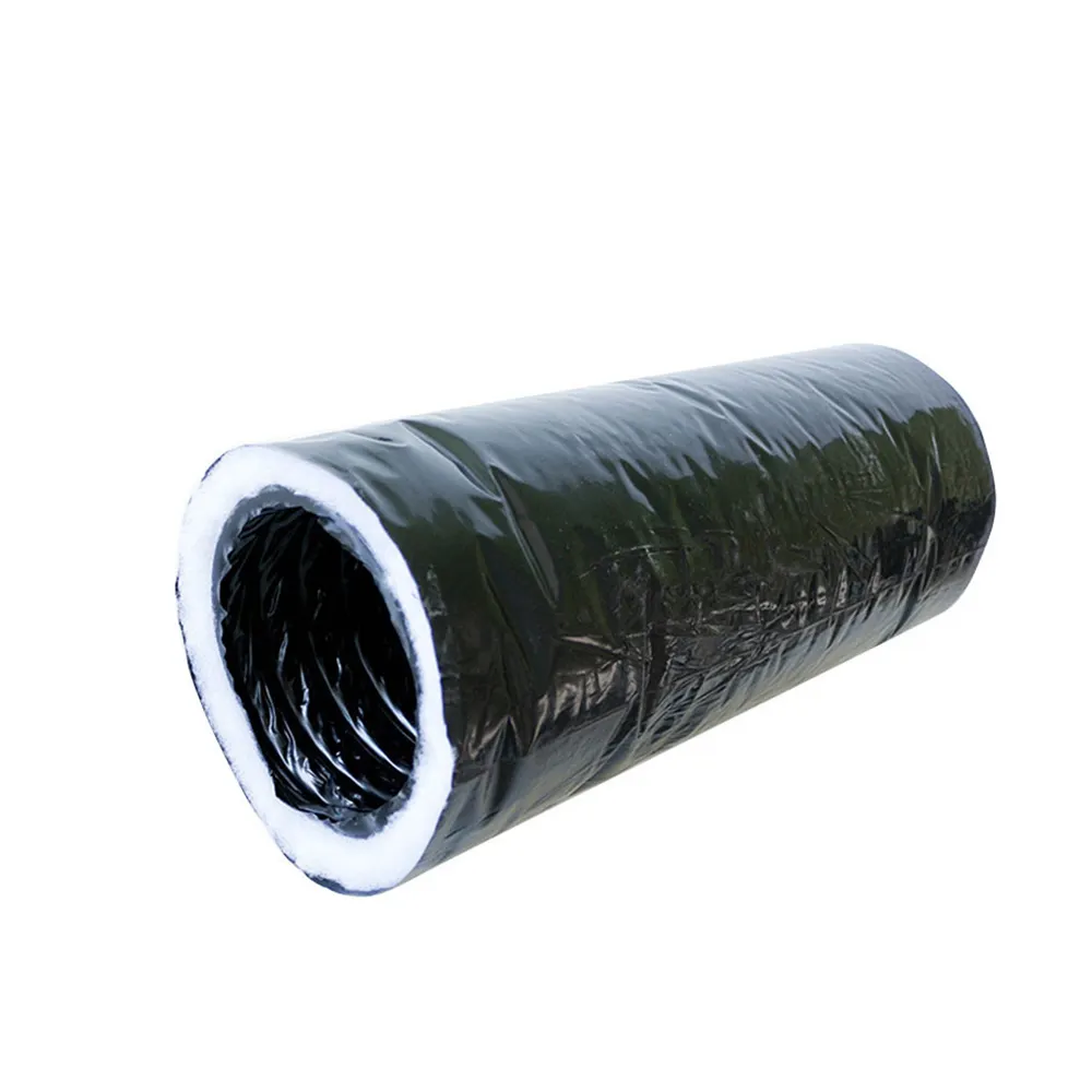 Duto flexível de alta temperatura de 30mm, tubo de ar de poliéster com isolamento de duto flexível de alumínio para HVAC