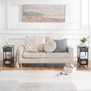 Bán buôn hẹp bên bảng với lưu trữ, hoopro thương hiệu mỏng sofa cuối bảng với lưu trữ, skinny đèn giọng bảng với lưu trữ - Product Image 5