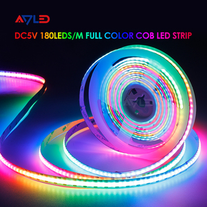 แถบไฟ <span class=keywords><strong>LED</strong></span> อาร์จีบีแอลอีดีดิจิทัลแบบไร้จุดไฟ DC 5V