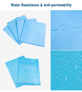 <span class=keywords><strong>2025</strong></span> mới dùng một lần 40 "x 72" màu xanh đồng bằng Y Tế BệNh Viện tấm ga trải giường cáng không thấm nước oilproof PE nhiều lớp EOS - Product Image 2