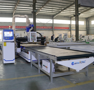 Mesa de vacío para máquina Cnc de madera y aluminio Enrutador Cnc Atc con plataforma de descarga de carga, enrutador Cnc Atc de - Product Image 3