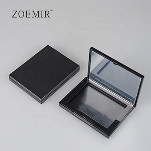 Due ben compatto grande fard contenitore compatto rettangolo vuoto polvere compatto cassa evidenziatore compatto con specchio - Product Image 4