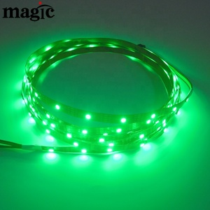 スマート5050 RGB 150 LED 16.4ftバックアップデータDAT1 DAT2 12Vアドレス可能WS2815 LEDストリップ - Product Image 5