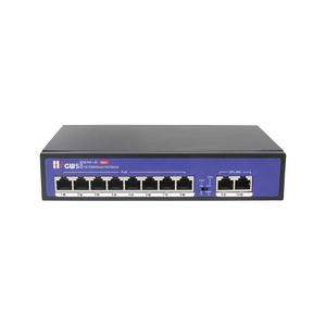 CCTV 8 port PoE anahtarı 10 port 10/100 IP kamera ağ kamerası GWS-1108PSD için 8 port POE ile anahtarı - Product Image 1