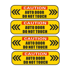 Xe trượt Van Cửa sổ nhãn dán in hai mặt ELF dính không chạm vào dấu hiệu - Product Image 1