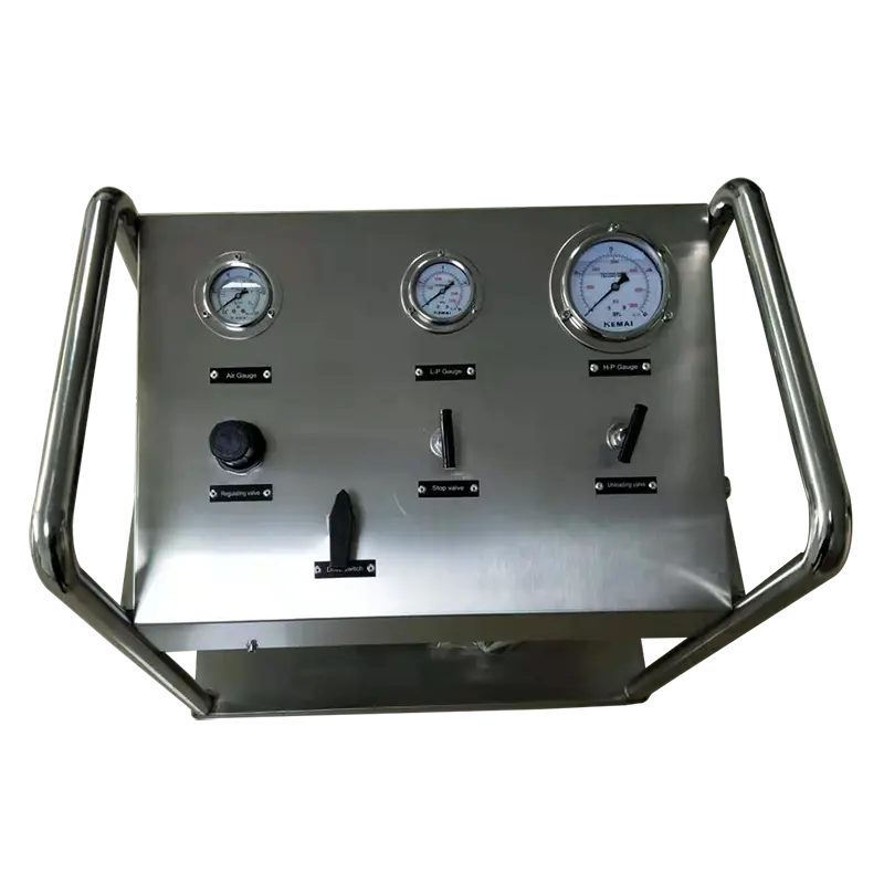 Modelo da marca usun: US-GB100 50-80mpa unidade de teste portátil do impulsionador de nitrogênio da alta pressão