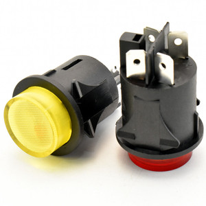 Interruttori a pulsante a 4 Pin momentanei o a chiusura con luce - Product Image 2