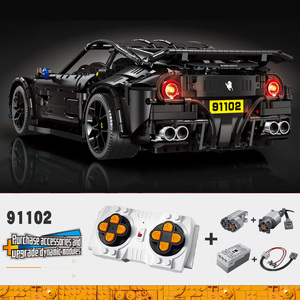 JIESTAR 도매 원격 조종 F12 레이싱 스포츠카 Moc 빌딩 블록 3097개, 어린이 및 자동차 애호가용 모델 장난감 - Product Image 3