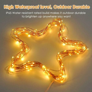 10M 20M 30m Remoto 8 Modos Luces Impermeable Control remoto Temporizador Alambre de cobre Cadena Luces USB Plug-In Luces de hadas - Product Image 4