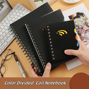 Taccuino a spirale diviso a colori personalizzato diario diario libro taglie A5 A6 per ufficio scuola - Product Image 3