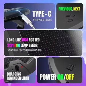 Bluetooth DIY party rave mask управление приложением программируемый для Хэллоуина - Product Image 4