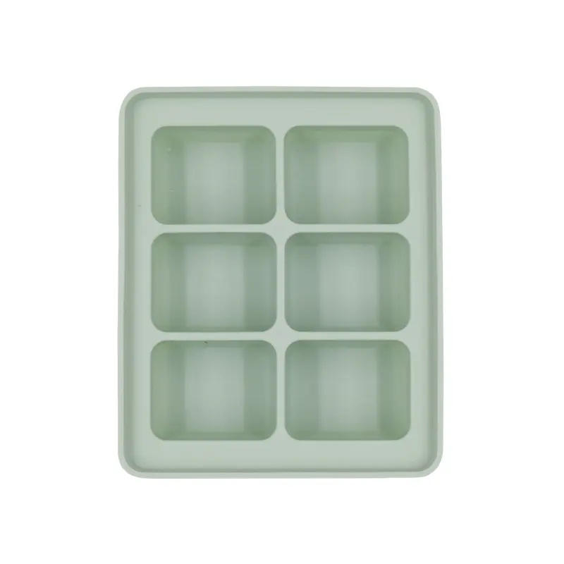 BPA free Silicone Baby Food Vegetable Fruit Purees Food Freezer Tray Container