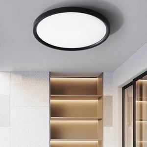Özel kapalı ticari aydınlatma yüzeye monte dairesel tavan 3CCT ultra ince akıllı Led panel ışıkları - Product Image 2