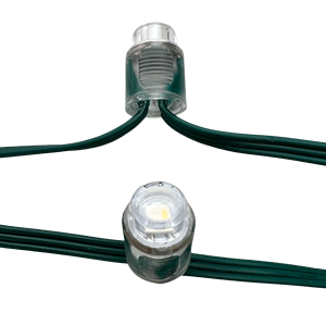 50 Pixel/stringa indirizzabile DC5V DC12V SK6812-RGBW(3000K) SMD Pixel nodo proiettile 12mm foro aperto IP68 3pin filo verde - Product Image 3