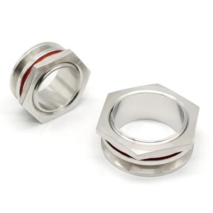 Nhà sản xuất vệ sinh Tri kẹp nối phụ kiện đường ống TC weldless 304 thép không gỉ Homebrew ấm vách ngăn phù hợp - Product Image 2